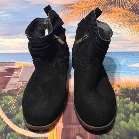 Koolaburra Ugg Black Lorelei Ankle Boots Size 6 - Picture 3 of 8